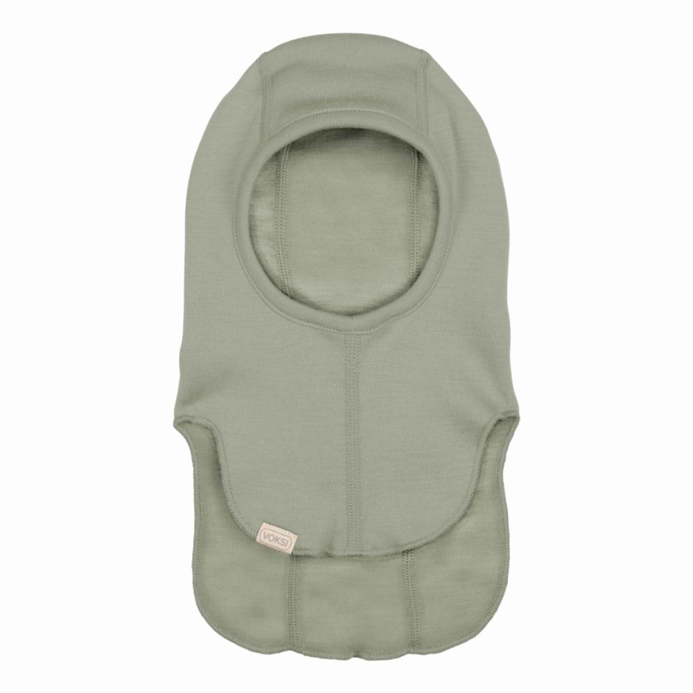 Voksi Wool meriinovillane tuukrimüts Balaclava Misty Green
