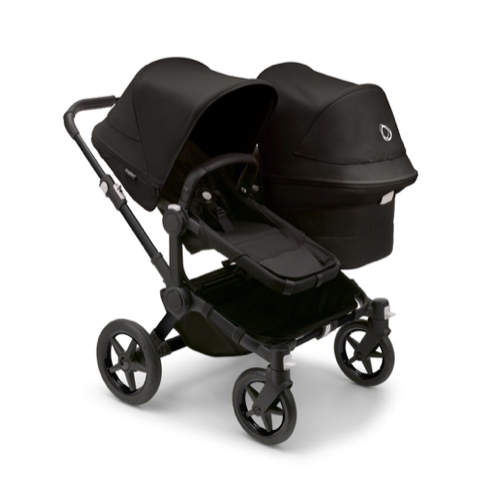 Bugaboo Donkey 5 Duo 2in1 vankrikomplekt Black/Midnight Black Näidis