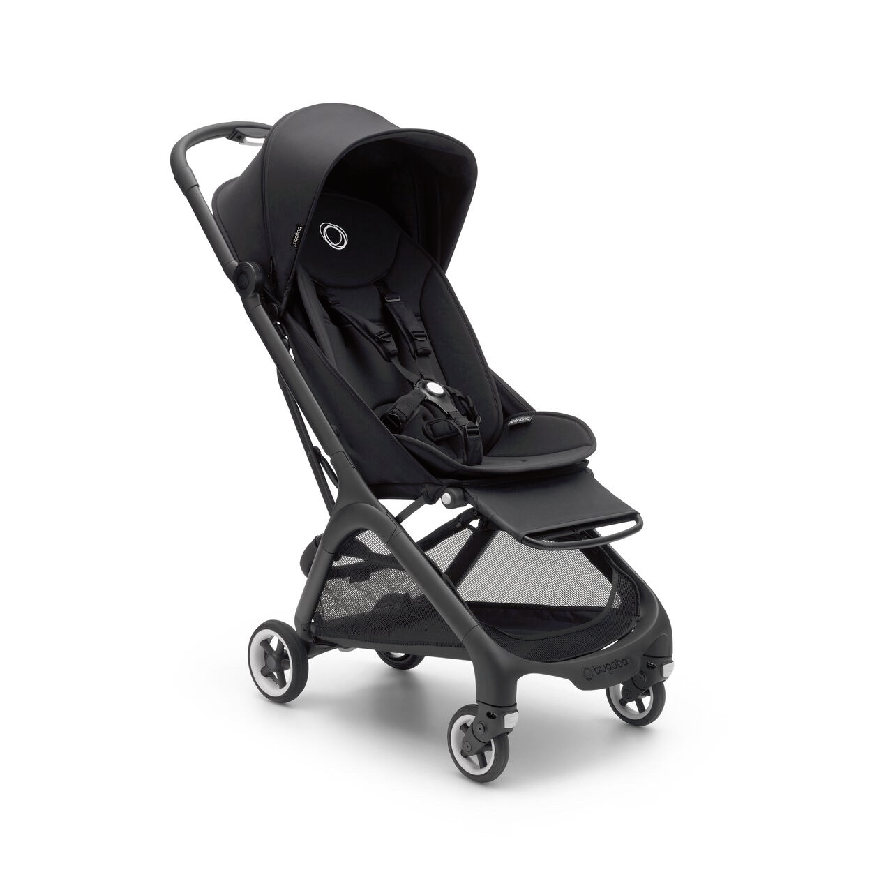 Bugaboo Butterfly kergkäru Black/Midnight Black/Midnight Black + turvakaar