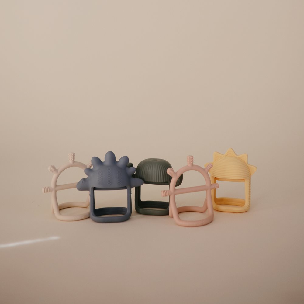 Mushie närimisrõngas No-Drop Sensory Teether