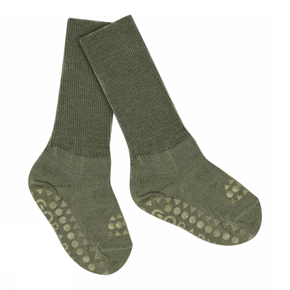 GoBabyGo Merino Wool libisemiskindlad meriinovillased sokid Olivine
