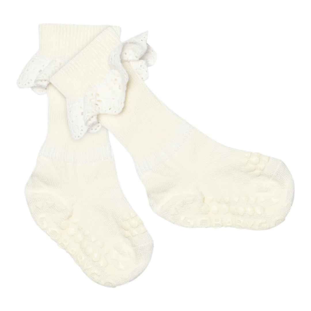 GoBabyGo libisemiskindlad bambusviskoosist sokid pitsiga Snow White