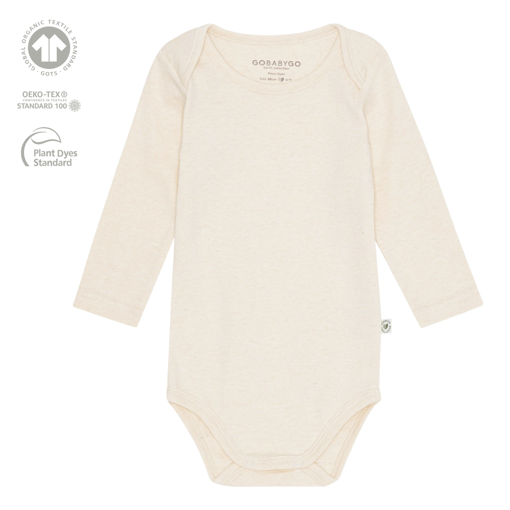 GoBabyGo pikkade varrukatega body Hazel Vanilla
