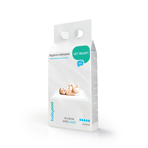 BabyOno ühekordsed kaitselinad 40x60 cm 10 tk pakis