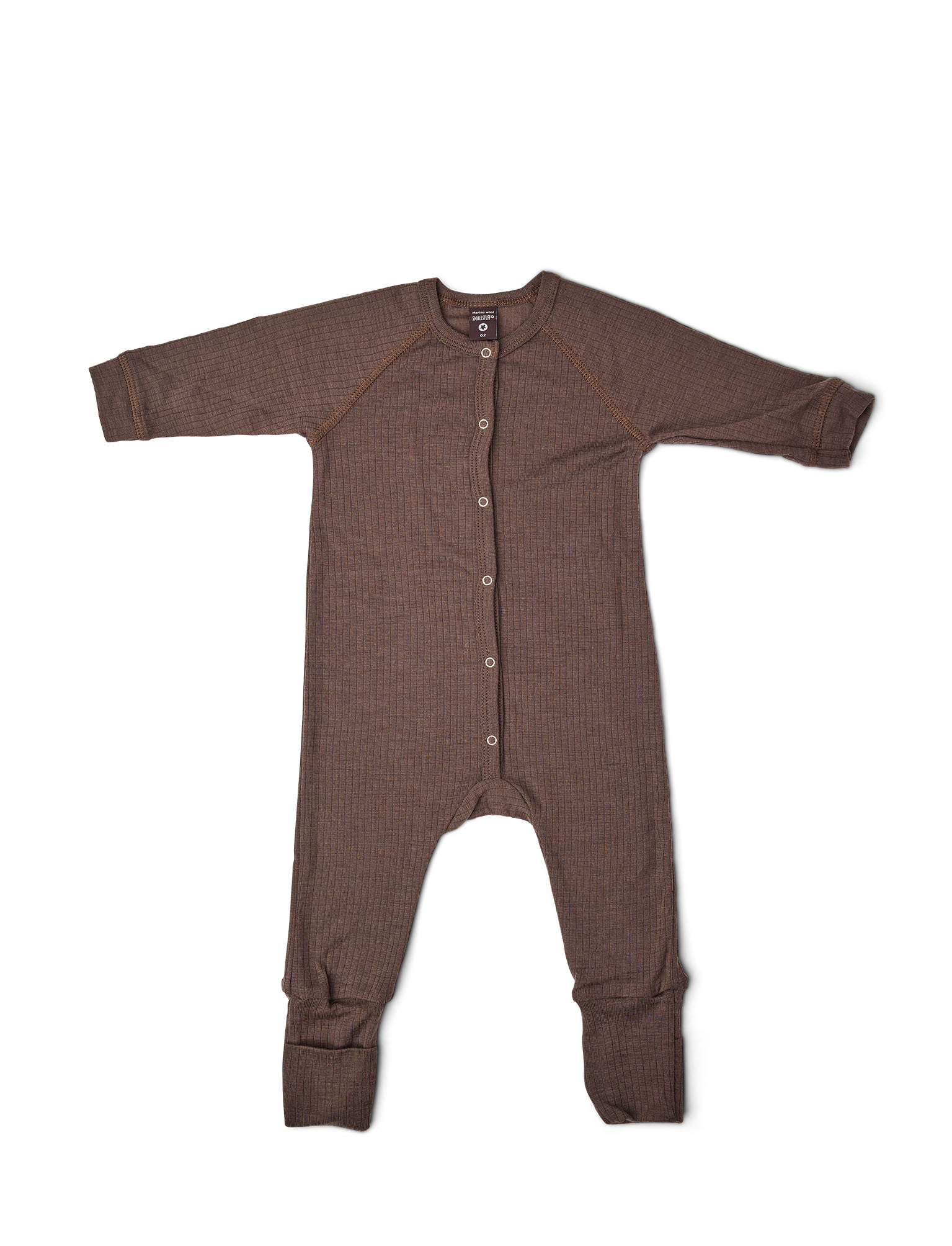 SmallStuff meriinovillane öökombe pikkade varrukatega Rose Brown 