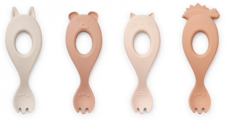 Liewood Liva silikoonist kahvlid 4 tk