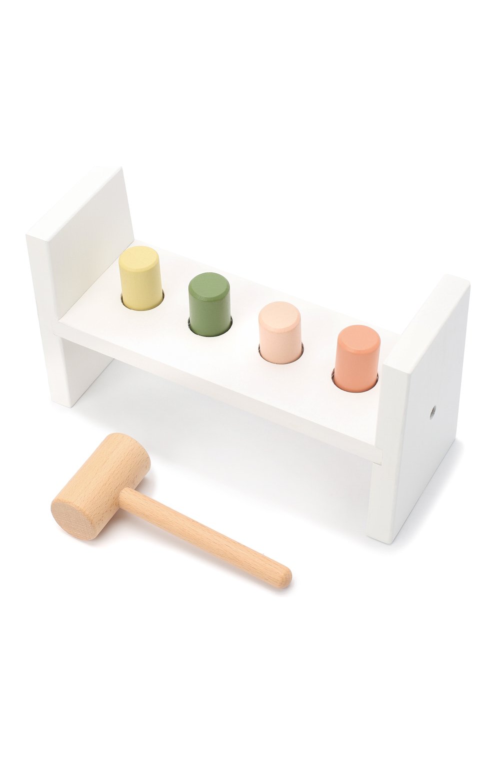 Kids Concept puidust haamrimäng Edvin valge