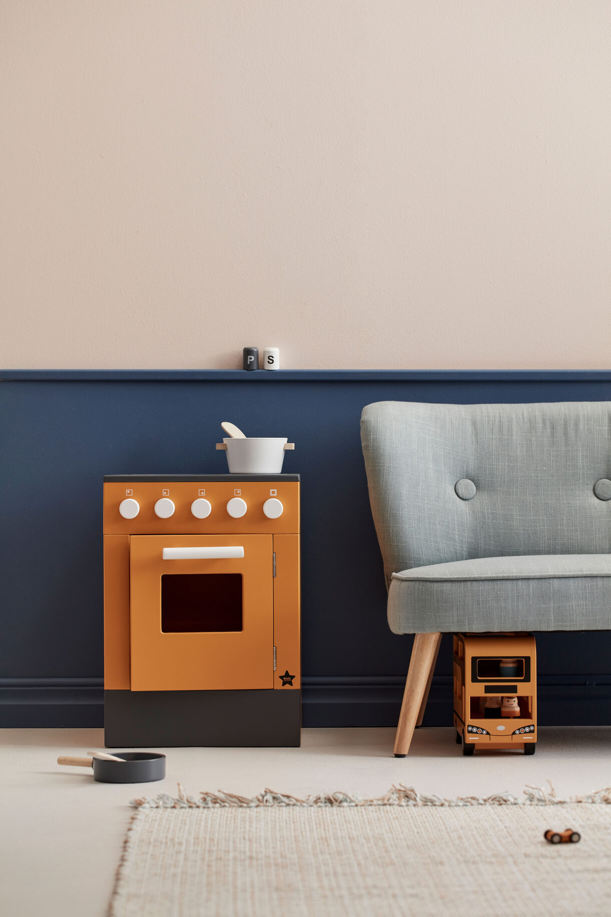 Kids Concept pliit-ahi oranž