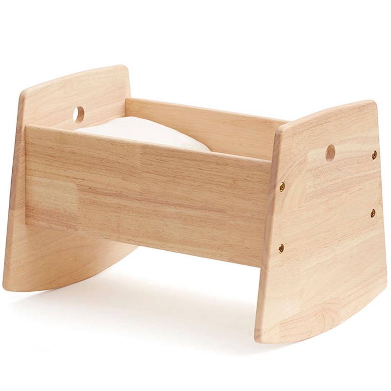 Kids Concept puidust nukuhäll voodipesuga