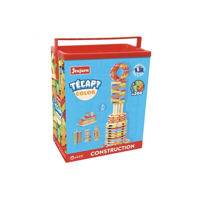 Vilac JeuJura puidust 200-osaline ehitosklotside komplekt Tecap