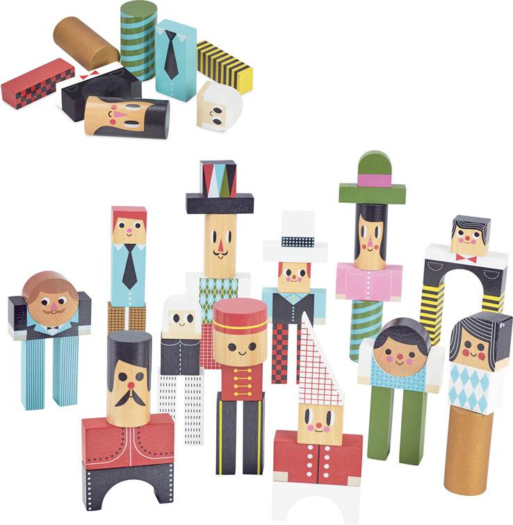 Vilac puidust klotsid Ametid