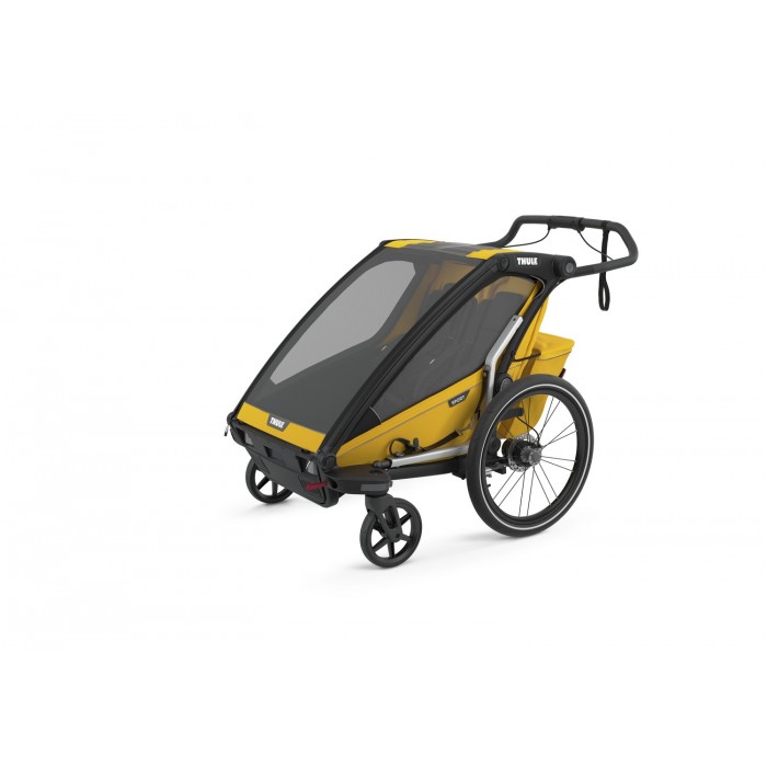 Thule lastekäru Chariot Sport 2- Spectra Yellow on Black