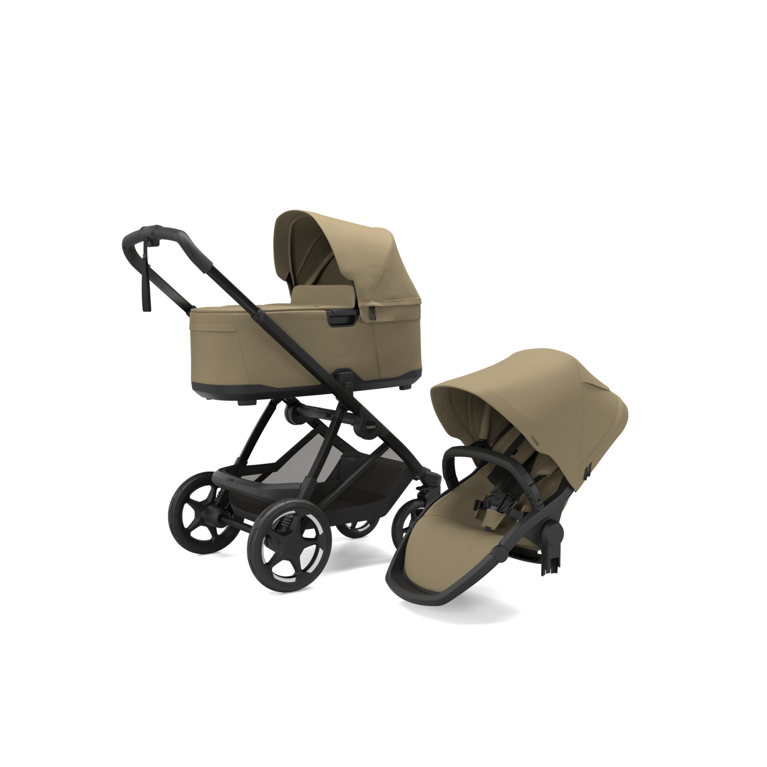 Thule Charm 2in1 vankrikomplekt, Faded Khaki