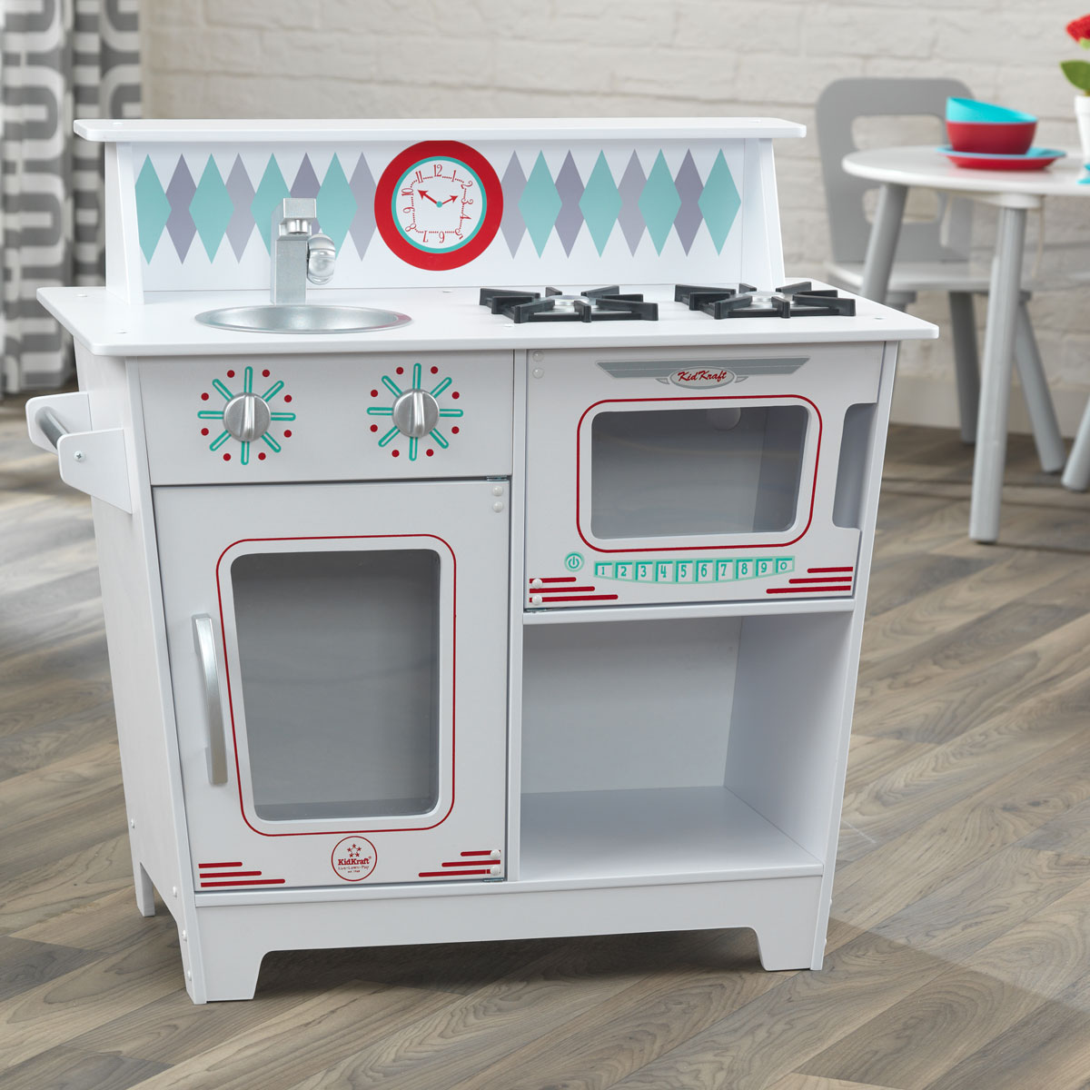 KidKraft väike mänguköök Classic valge