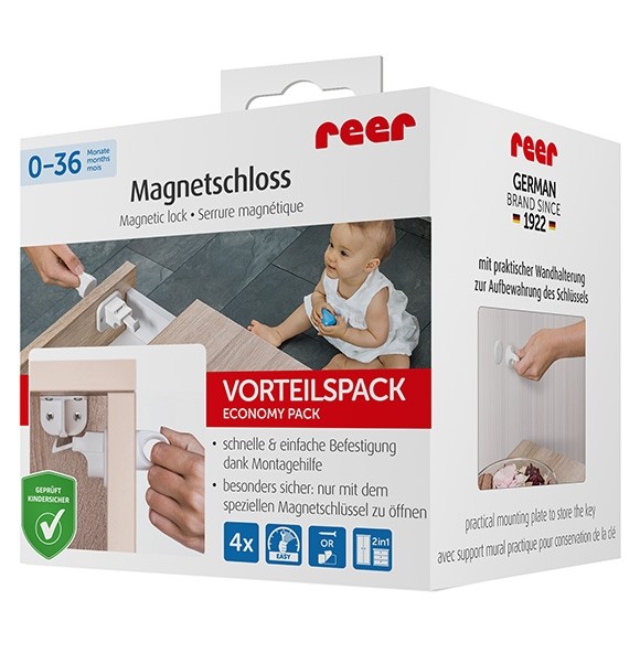 Reer Magnetlukk 4tk pakis