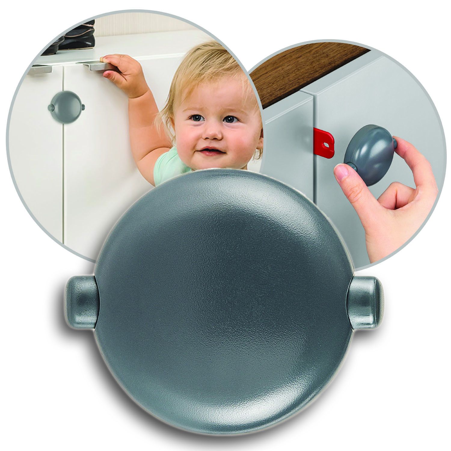 Reer uksesulgur kahe uksega kappidele hall