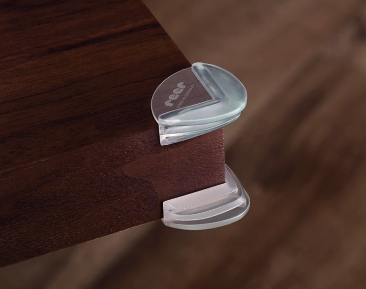 Reer nurgakaitsmed läbipaistvad ümarad 4 tk