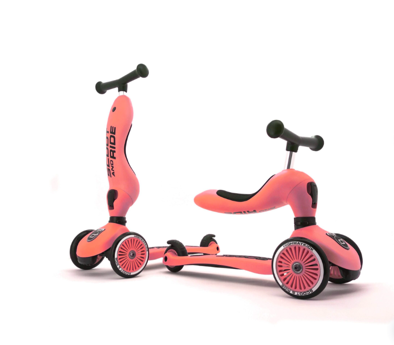Scoot and Ride ratas Highwaykick 1 PEACH