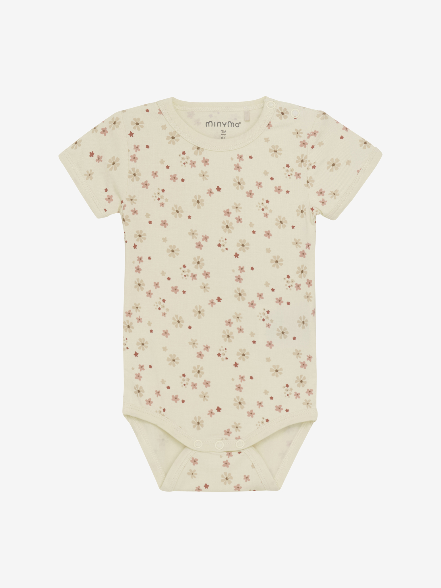 Minymo bambusviskoosist lühikeste varrukatega body Dusty Ceder