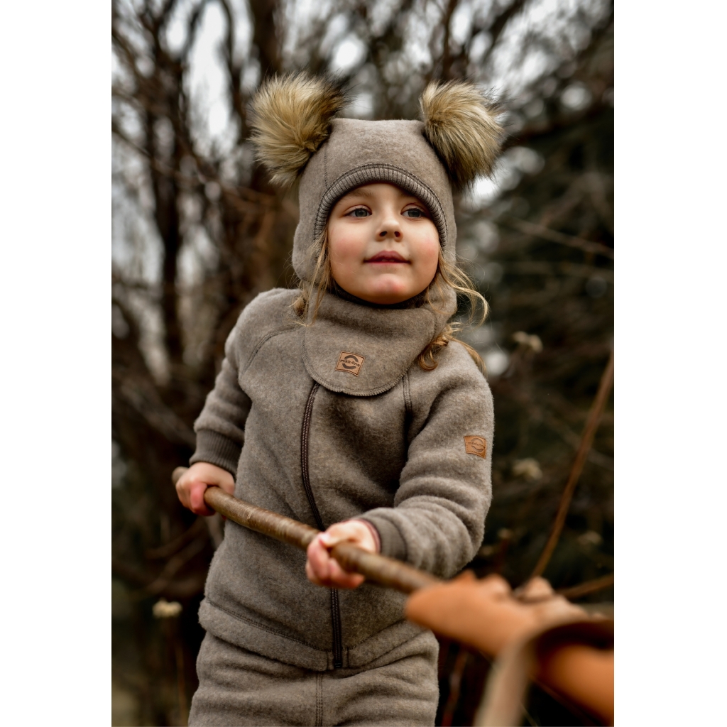 Mikk-line meriino tuukrimüts Pom Pom- Melange Denver