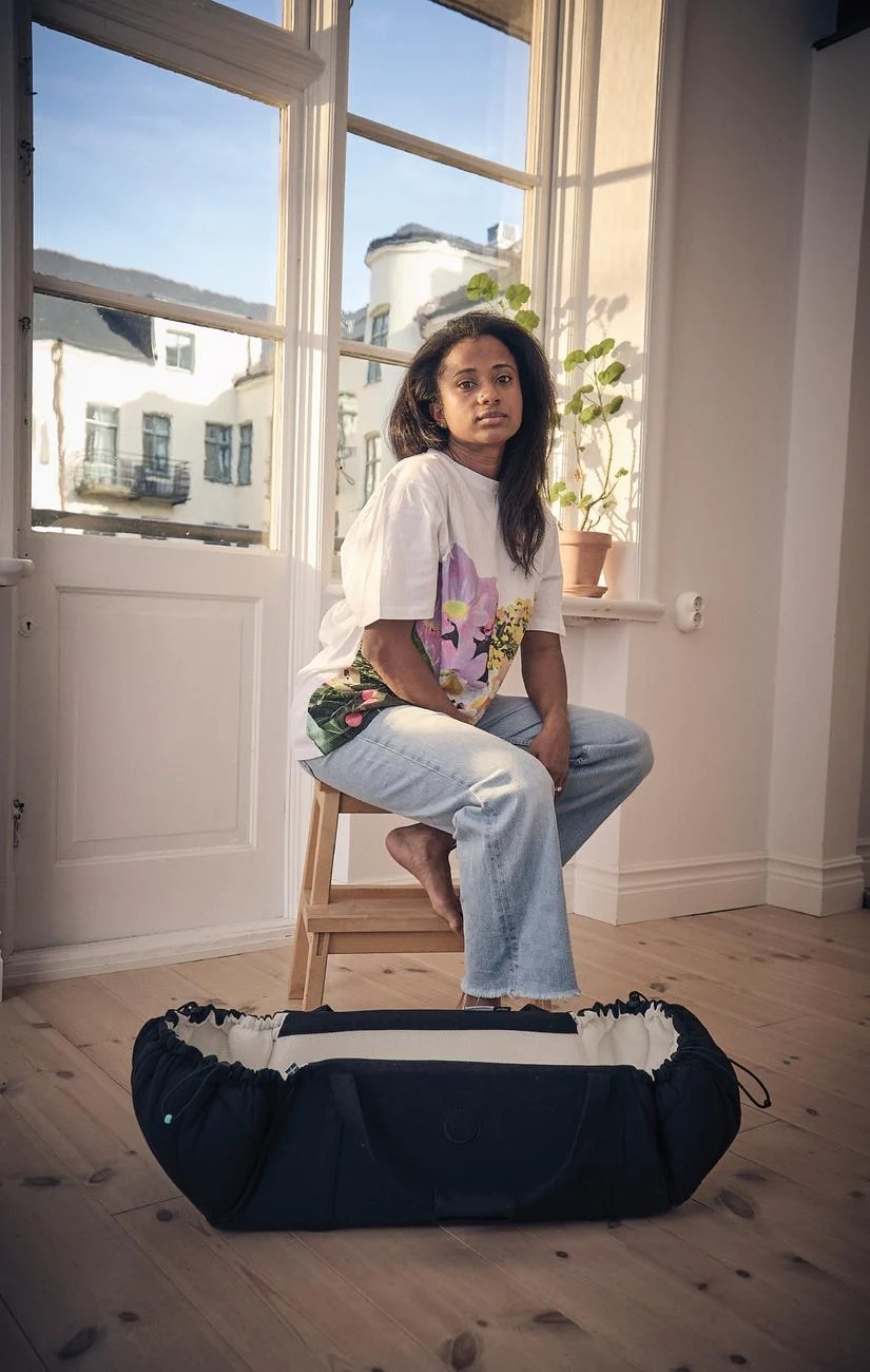 Najell beebipesa - SleepCarrier X Matte Black