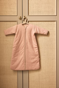 Jollein beebi magamiskott eemaldatavate varrukatega Twinkling wild rose