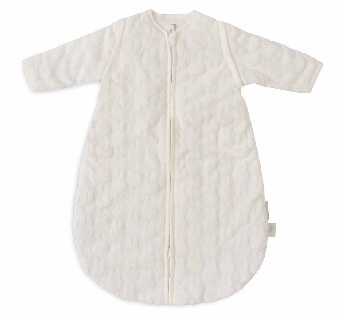 Jollein beebi magamiskott eemaldatavate varrukatega Miffy Jacquard Ivory