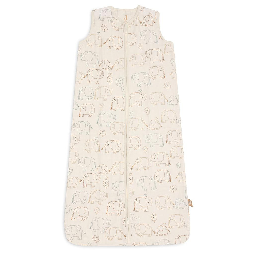 Jollein magamiskott musliinist Elephant Tales 90cm Tog 0.5