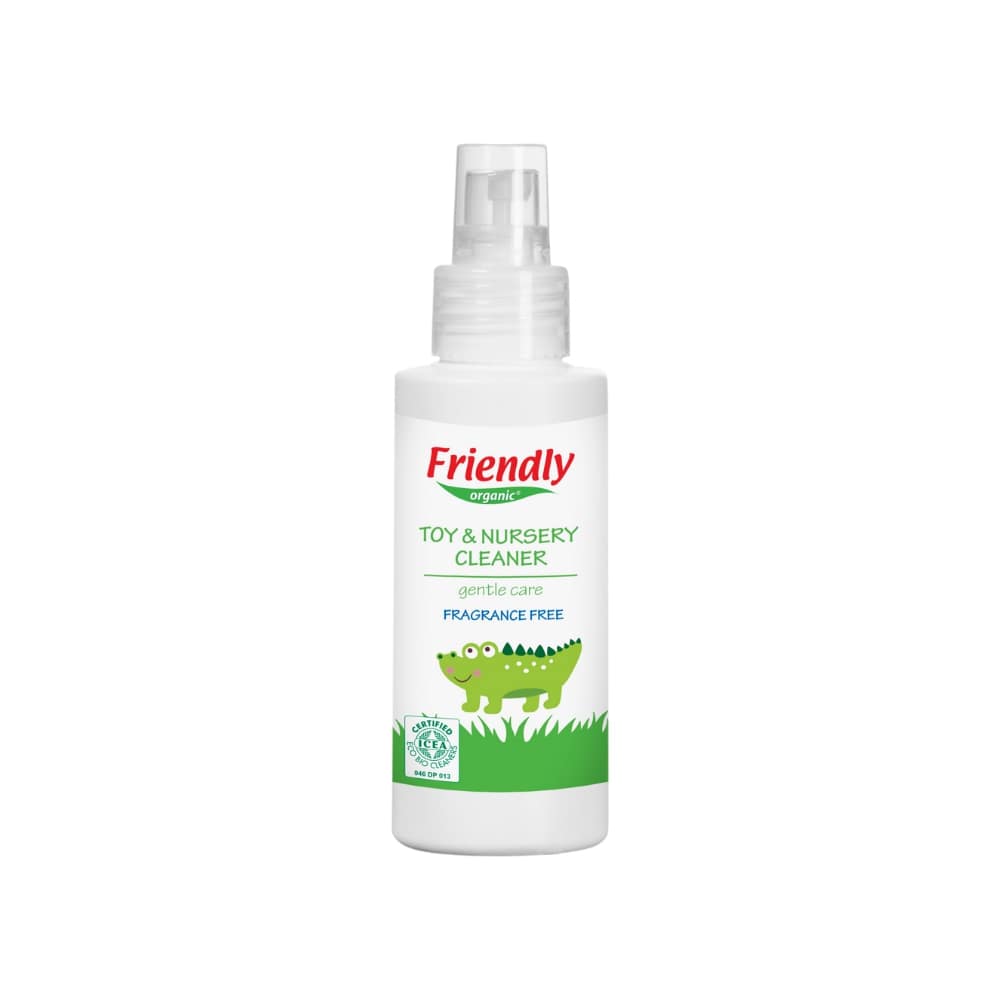 Friendly Organic lõhnatu mänguasjade ja lastetoa puhastusvahend aloe veraga, 100 ml