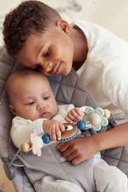 BabyBjörn lamamistooli mängukaar Googly Eyes pastels