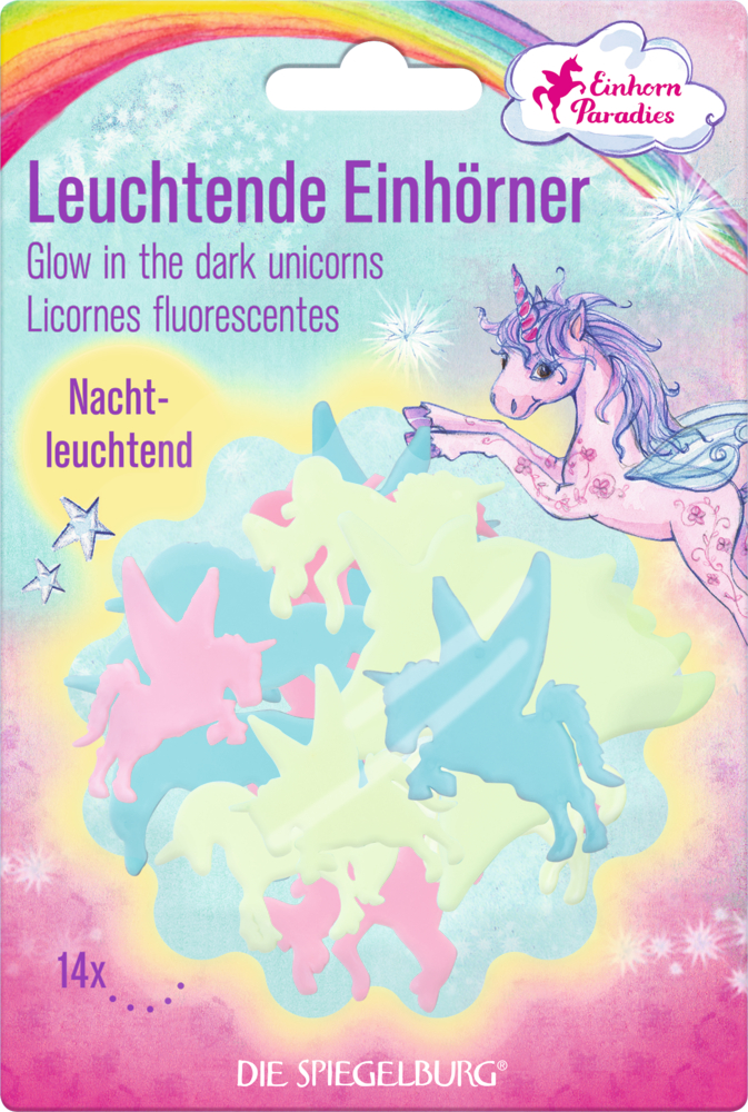 Einhorn Paradies Pimedas helendavad ükssarvikud