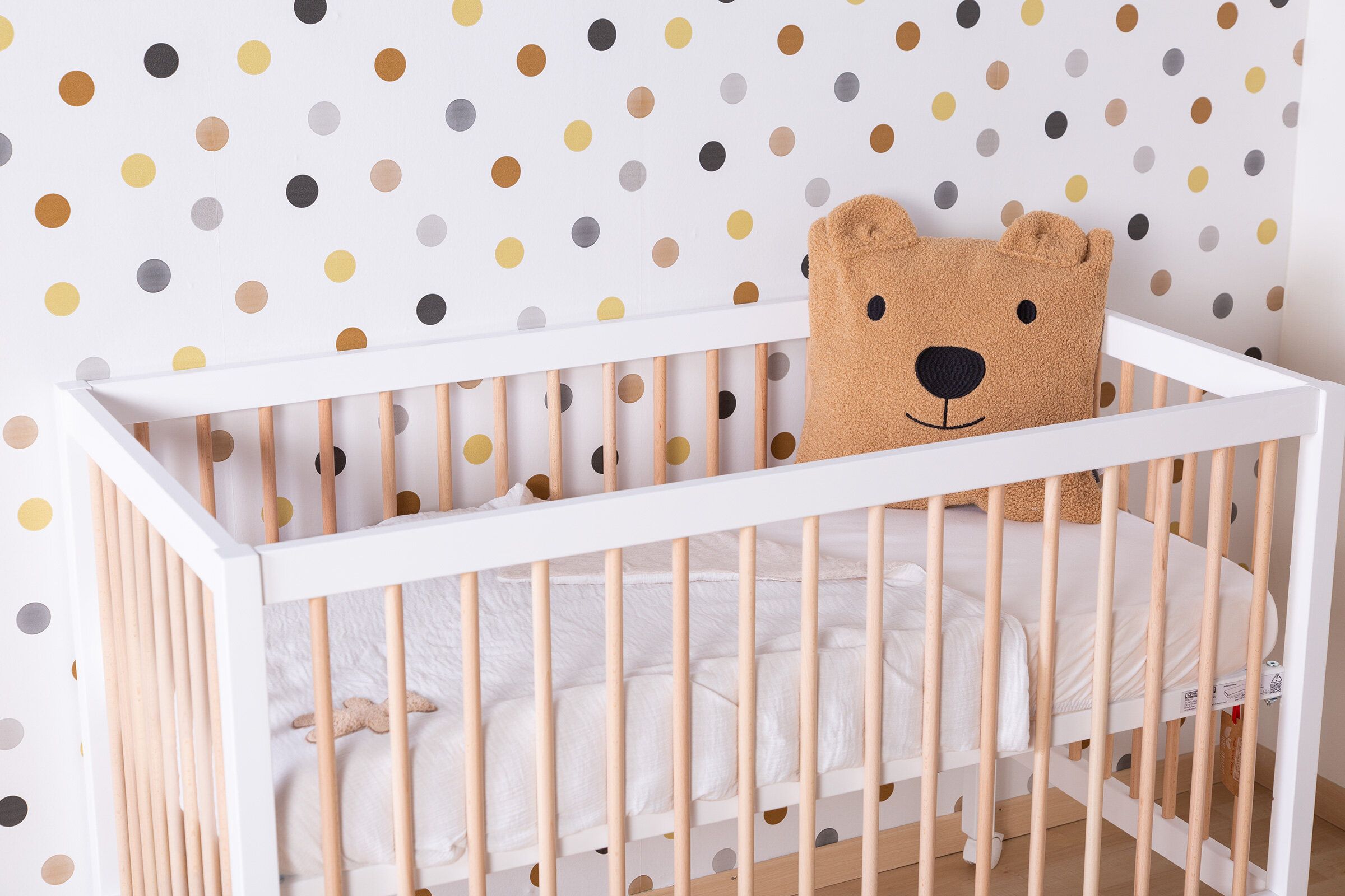 Childhome võrevoodi Cot 97 white natural