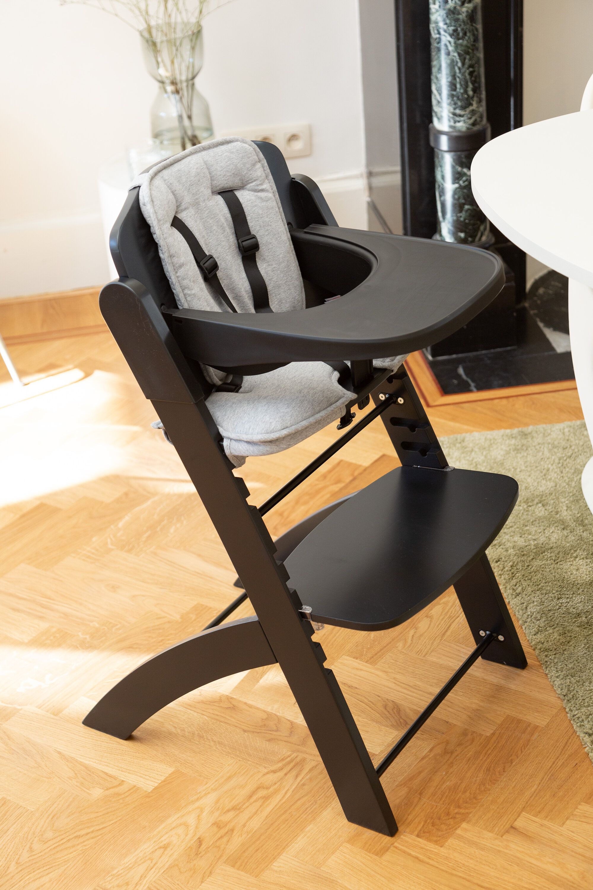 Childhome Evosit söögitooli pehmendus Jersey Grey