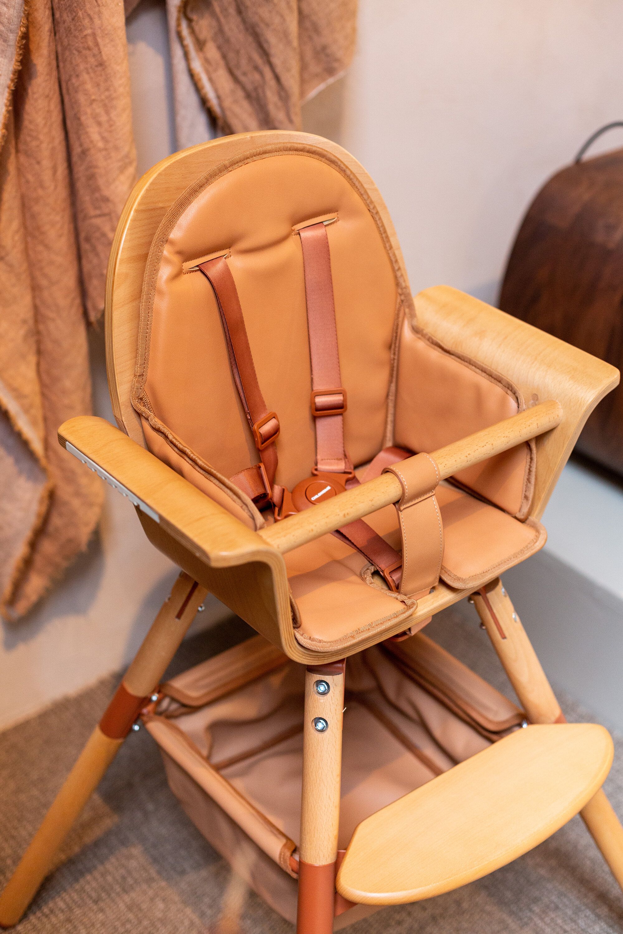 Childhome Evolu söögitooli pehmendus Leather Nude