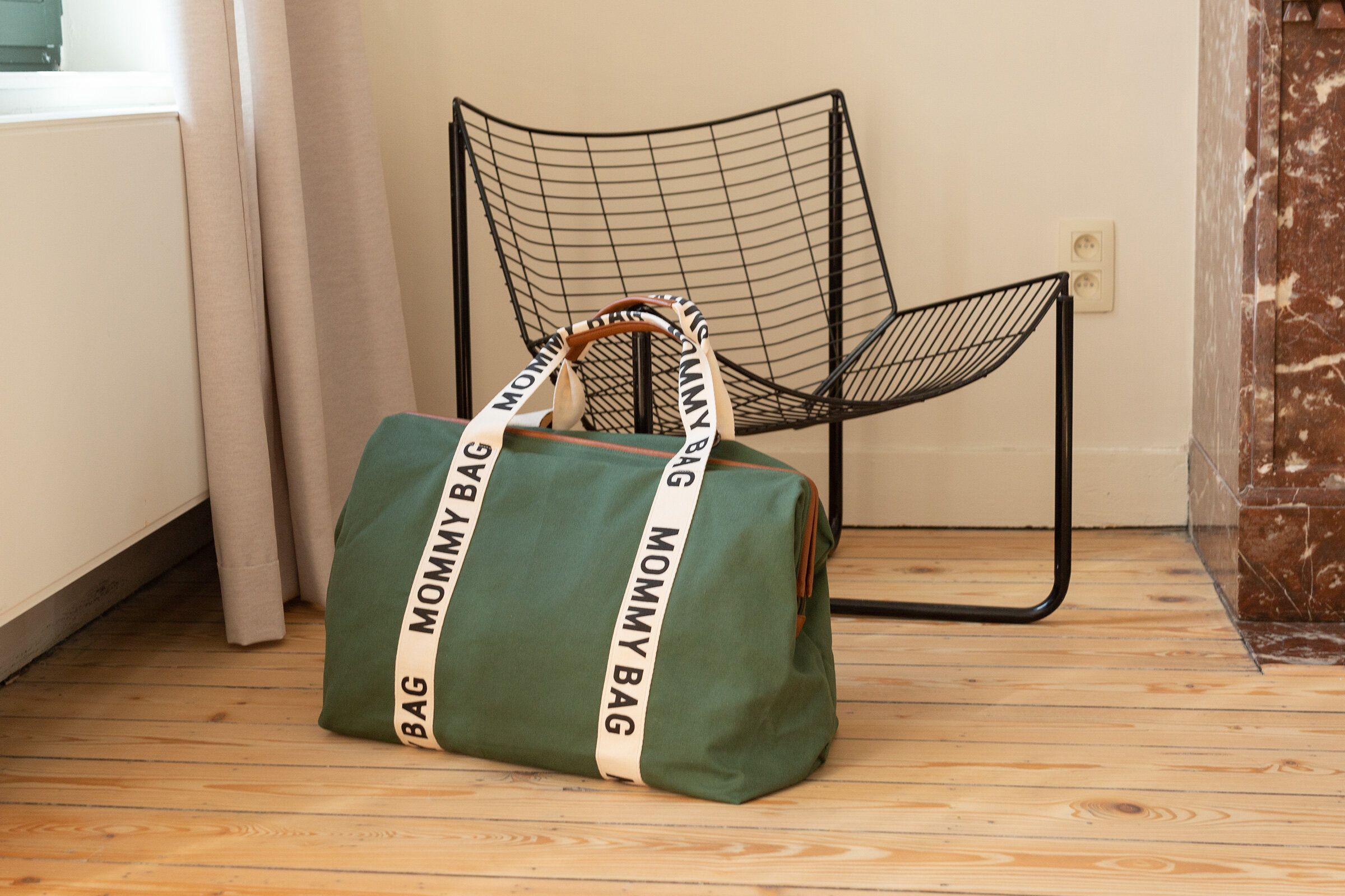 Childhome Mommy Bag beebitarvete kott Green