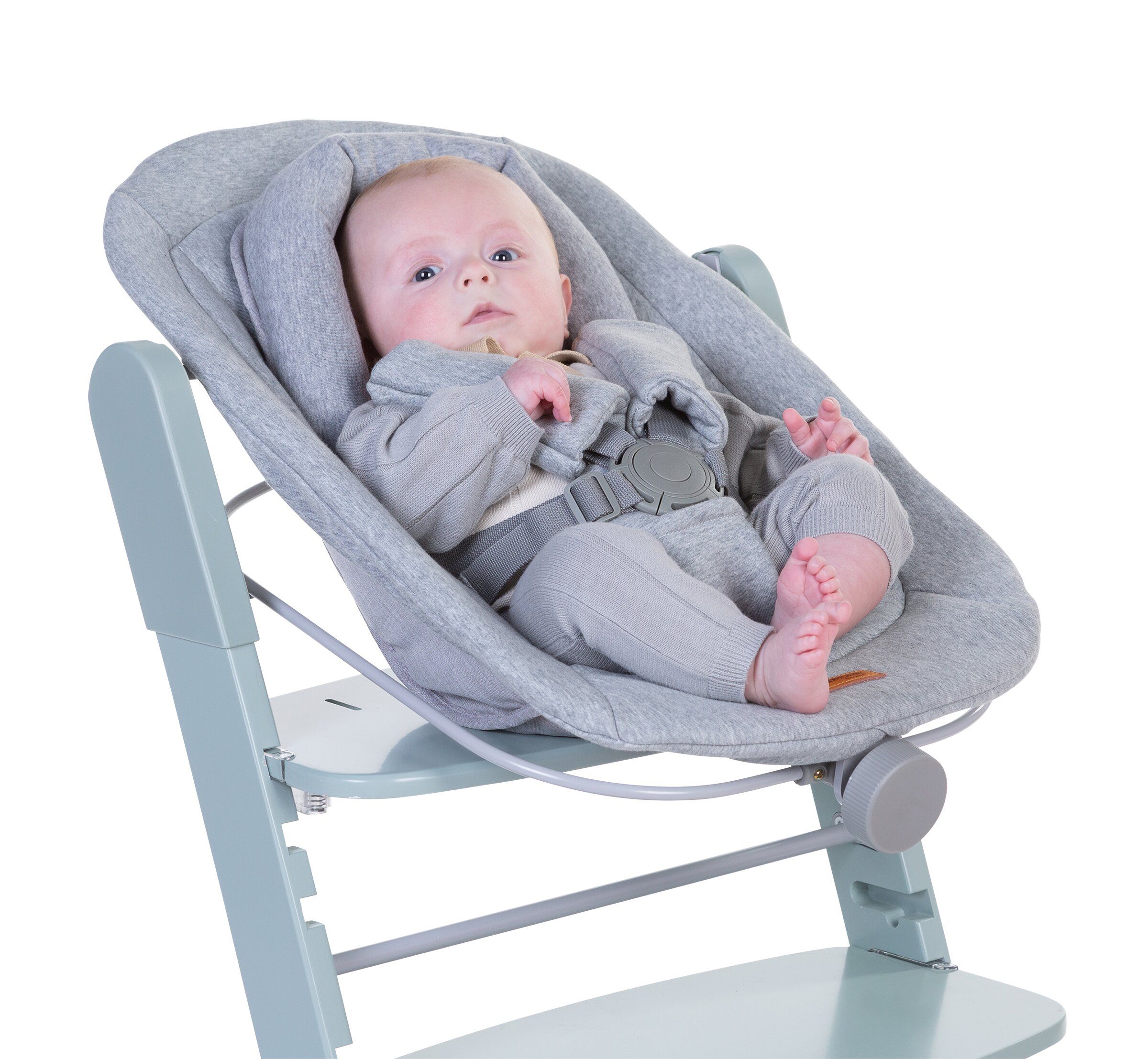 Childhome Evosit vastsündinu iste söögitooli Jersey Grey