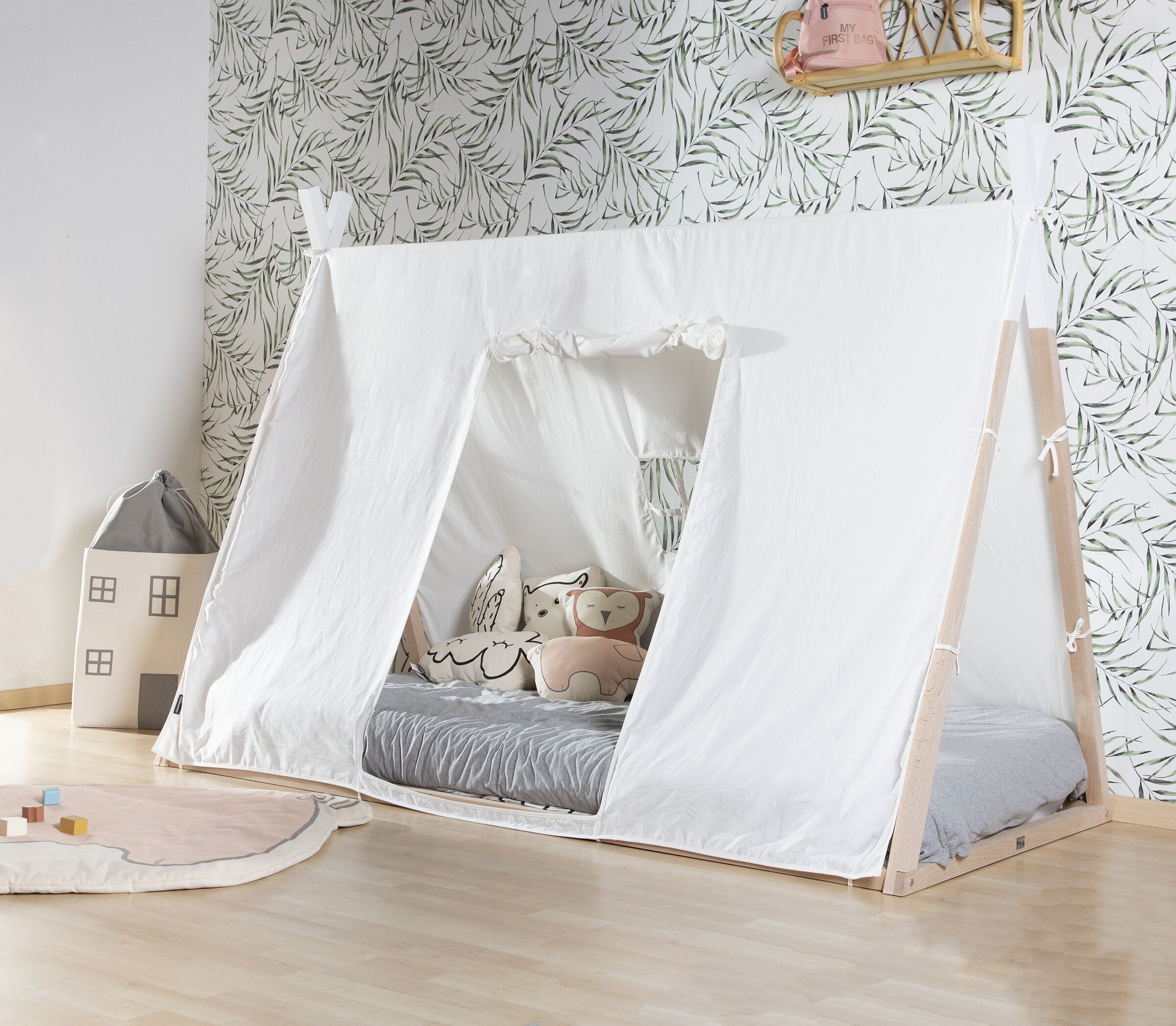 Childhome tipi voodi kate 90x200cm valge