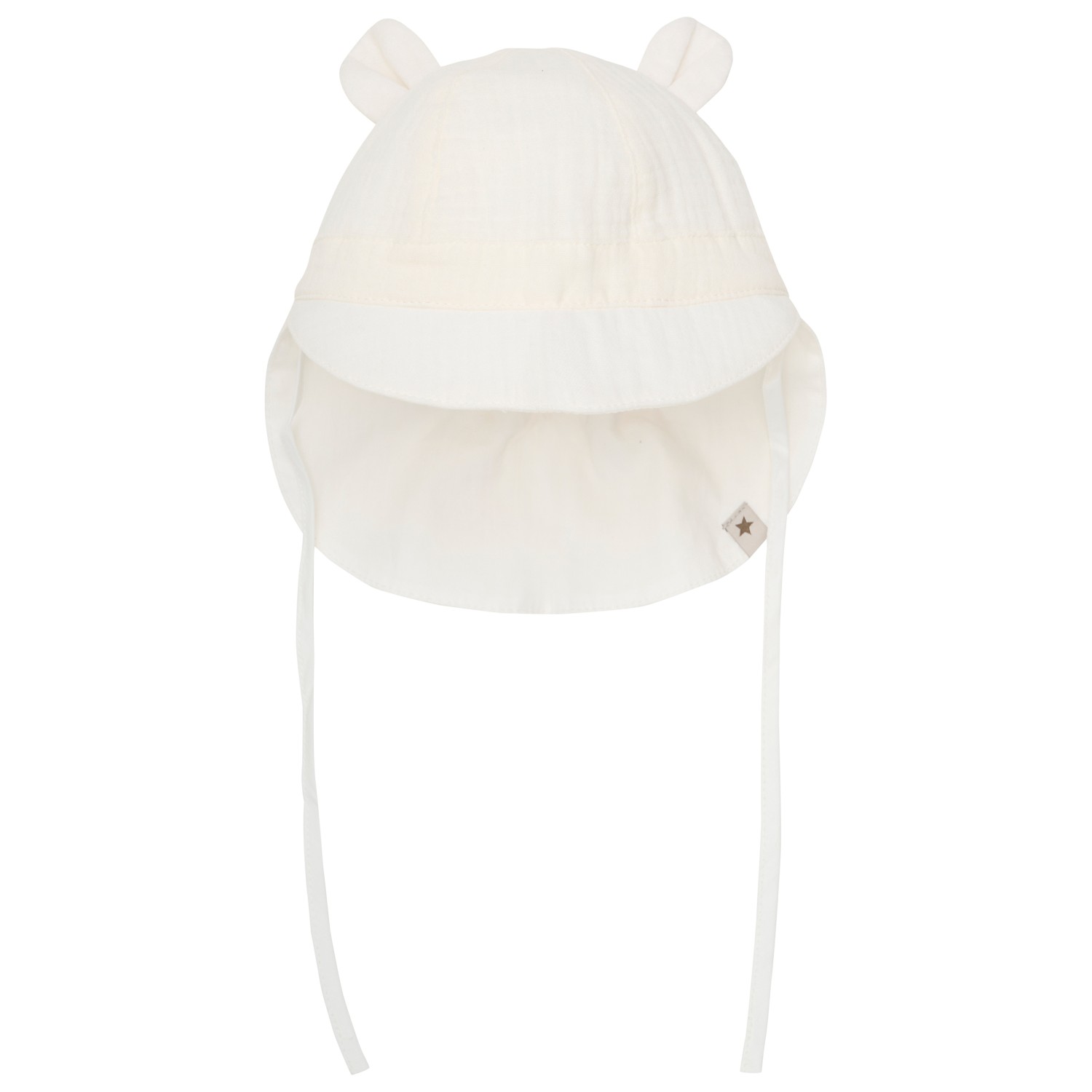 Huttelihut musliinist suvemüts antiikvalge