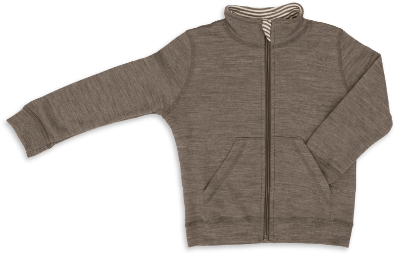 Engel villafliisi lukuga jakk, Walnut Melange 92 cm