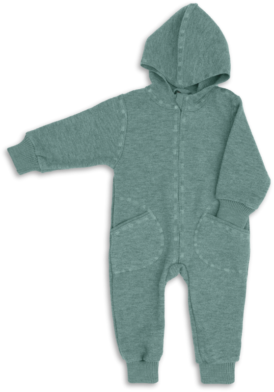 Engel kapuutsi ja lukuga  villakombe, Jade Melange 98/104