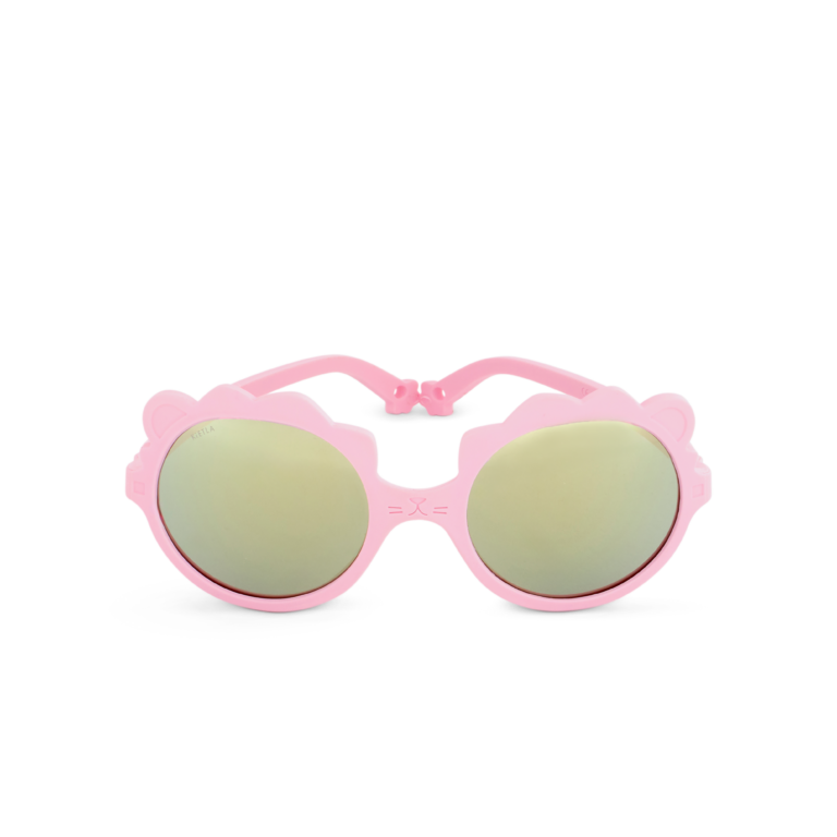 Kietla Lion 100% purunematu raamiga polariseeritud päikeseprillid lastele 1-2 aastat Bubble Gum
