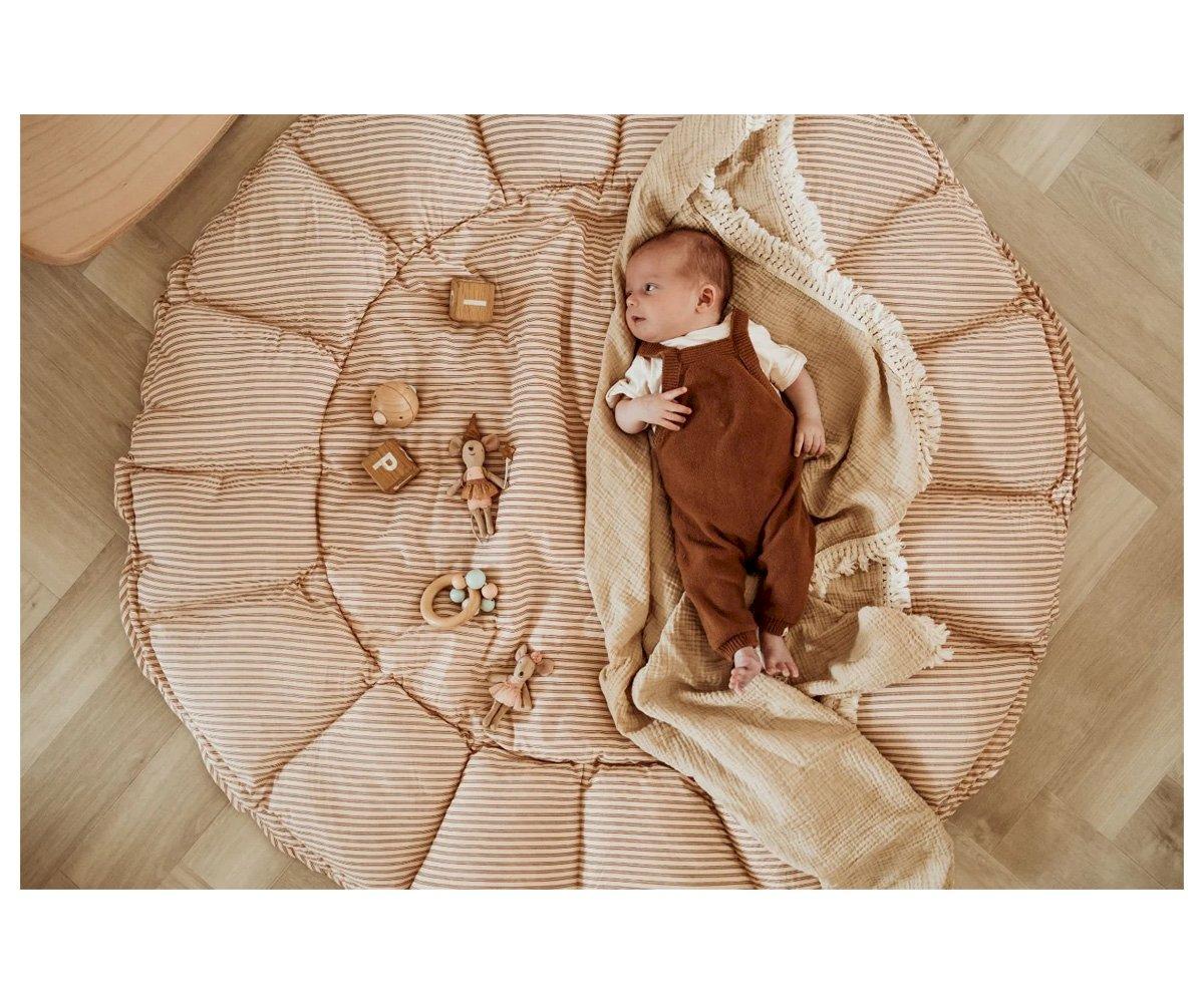 PlayandGO triibuline mängumatt Pruun