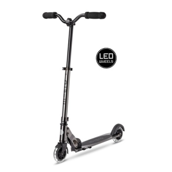 Micro Sprite LED tõukeratas, neochrome must, 5-12 eluaastat