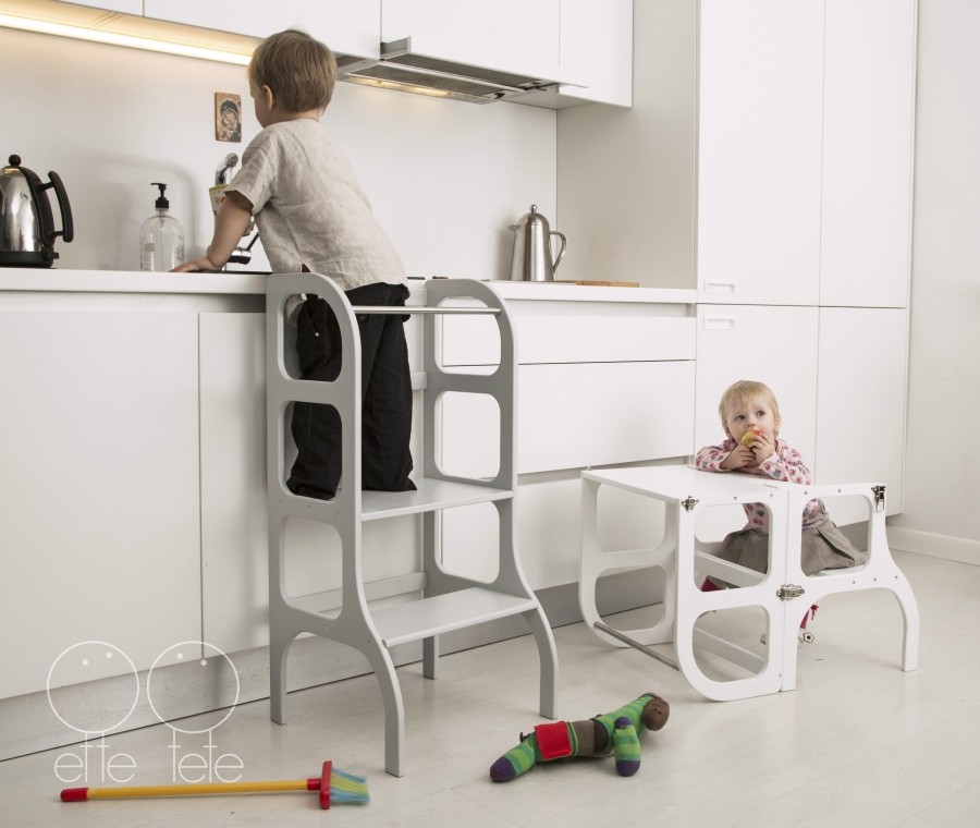 Ette Tete Tool/lauakomplekt "Step 'n' Sit"