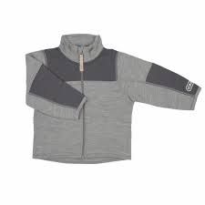 Voksi Wool meriinofliisist jakk Melange Grey