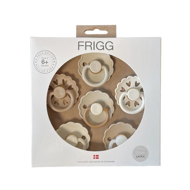 FRIGG Daisy latekslutt 6-pakk 6-18 kuud