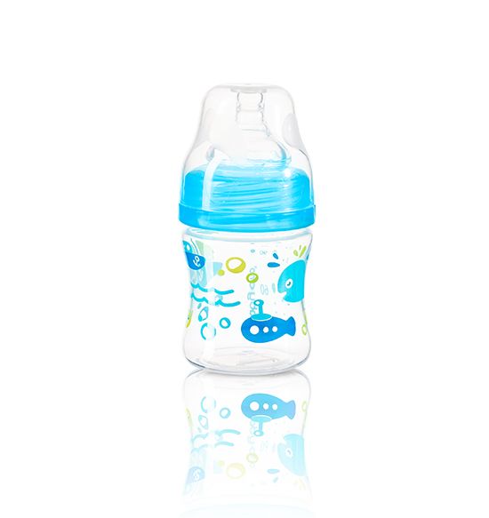 BabyOno laia kaelaga Anti-Colic lutipudel 120 ml