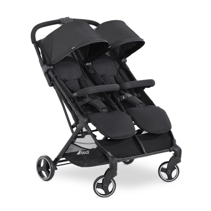 Hauck Swift X Duo kaksikute kergkäru, black