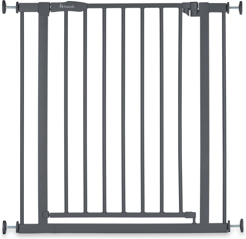 Hauck metallist turvavärav Open N Stop Dark Grey 75 - 80 cm