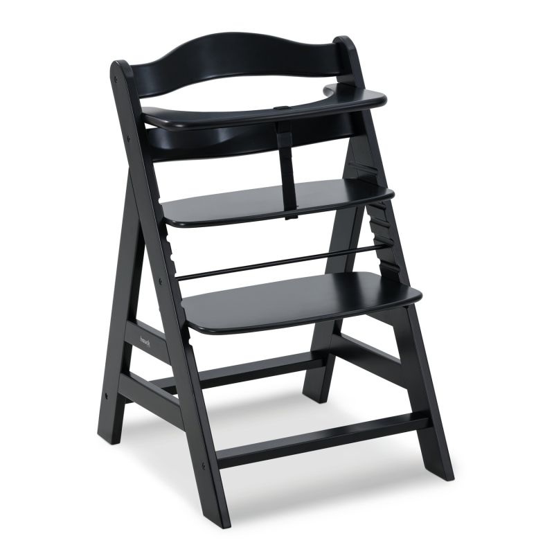 Hauck Alpha+  turvarihmadega söögitool, black